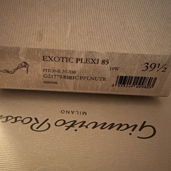 Gianvito Rossi Python Plexi Stilettos 39.5 - Picture 9 of 9